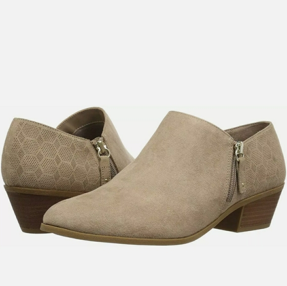 Dr. Scholl's Shoes Women's Brief-Ankle Boot, Putty Microfiber suede size 9 - Picture 1 of 9